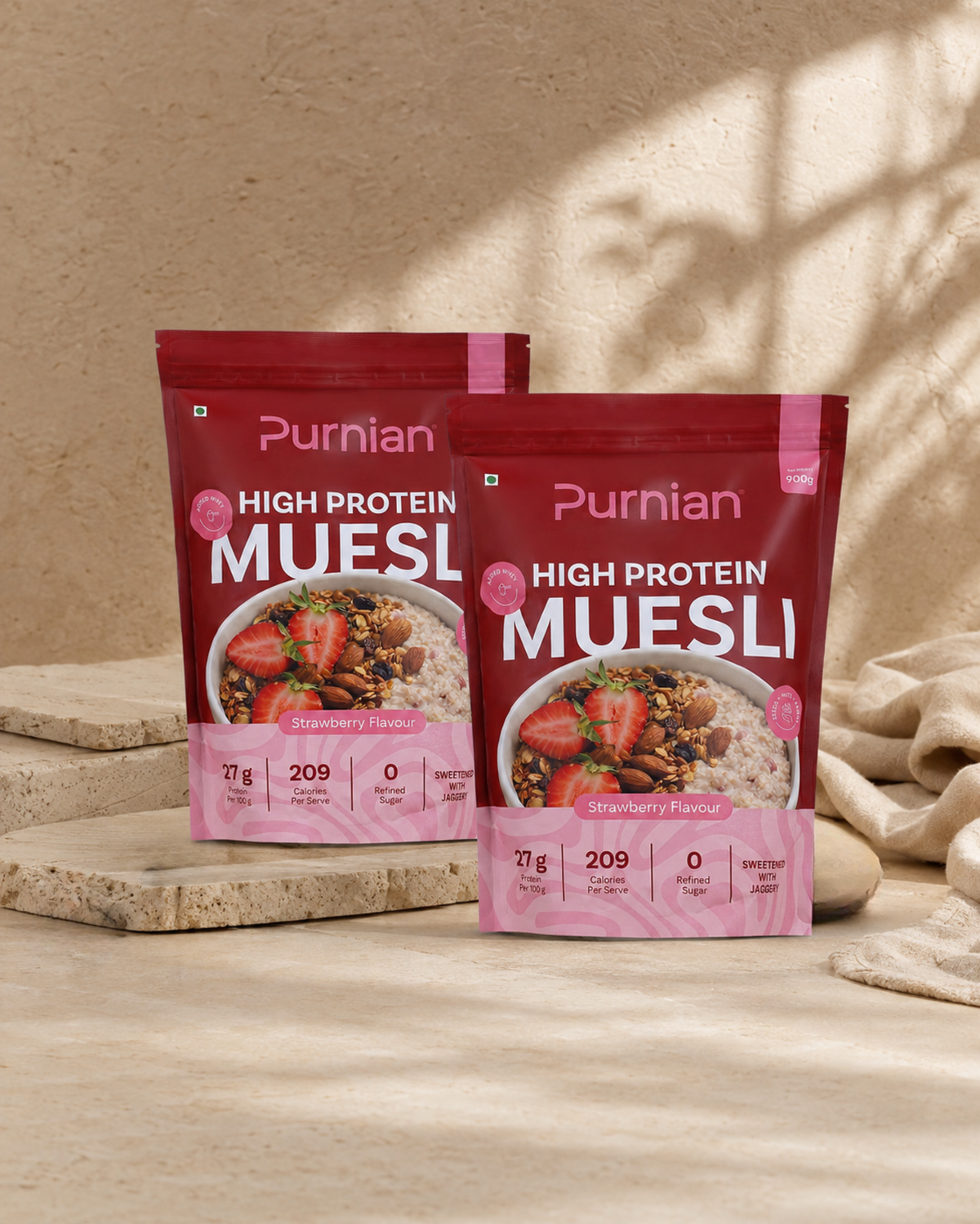 Strawberry Muesli Combo Pack (1.8kg)