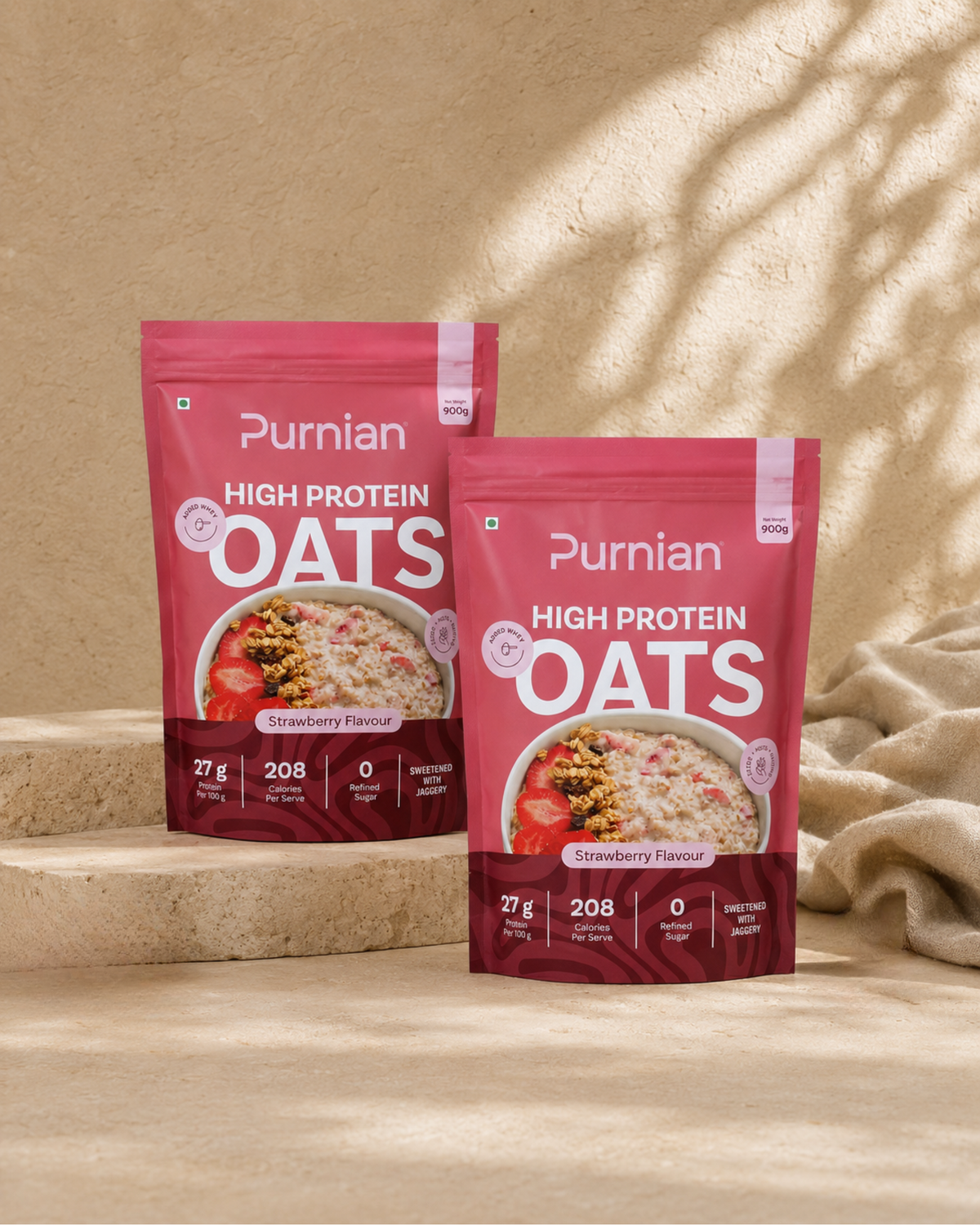 Strawberry Oats Combo Pack (1.8 KG)