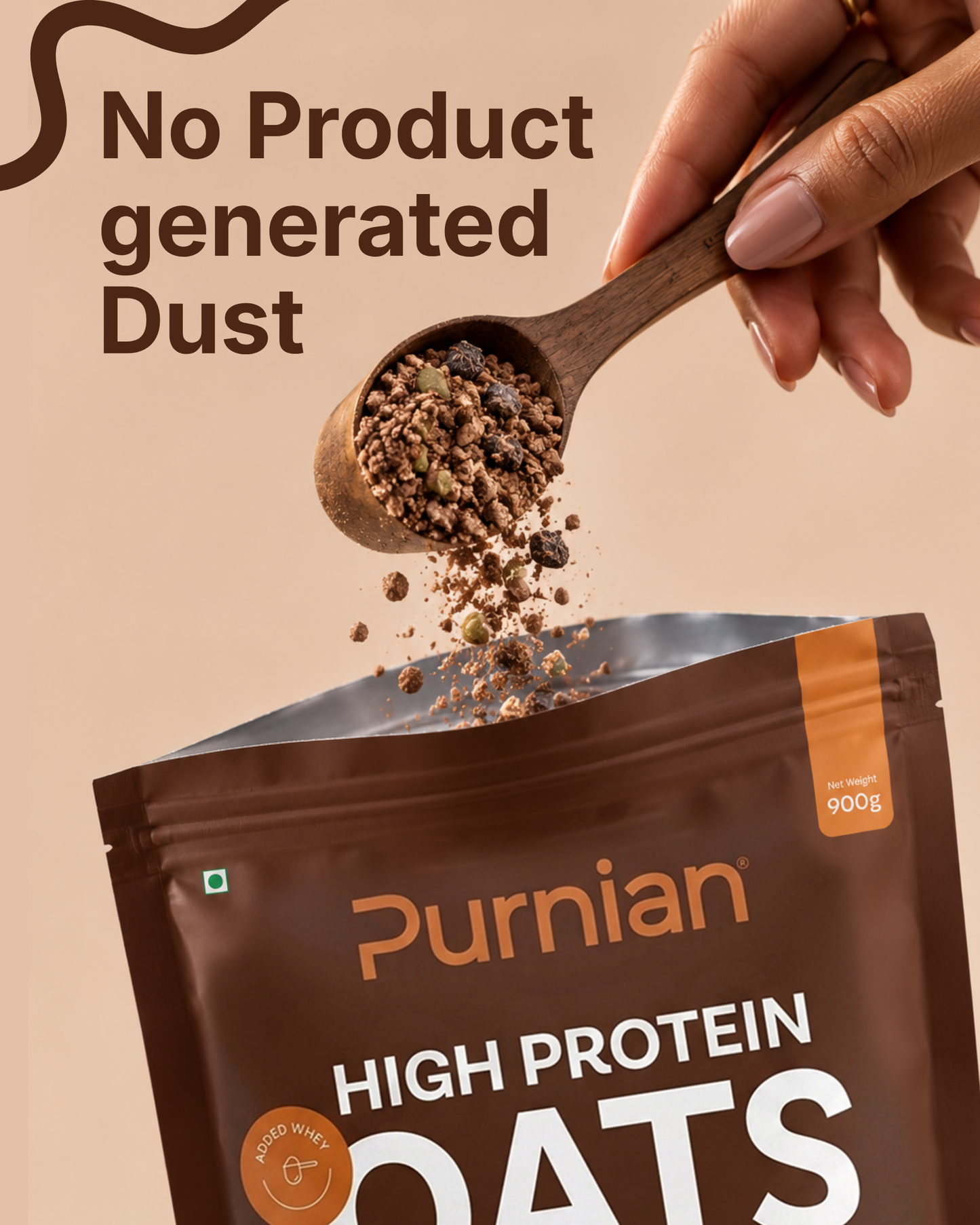 Purnian High Protein Oats (900g)
